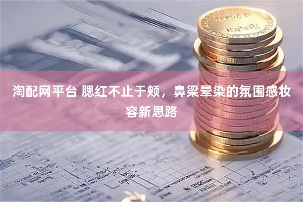 淘配网平台 腮红不止于颊，鼻梁晕染的氛围感妆容新思路